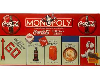 CocaCola Monopoly Collectors Edition