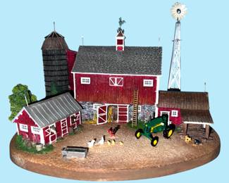 John Deere Country Farm Scene