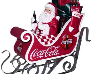 CocaCola Santa Sleigh Collectible
