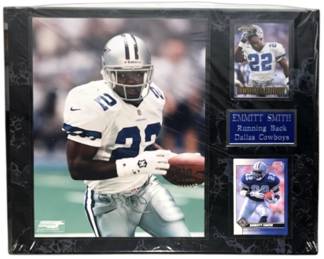 Emmitt Smith Framed PhotoCard Display
