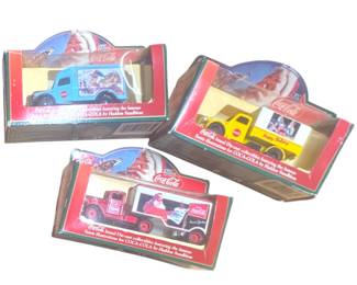 CocaCola DieCast Santa Delivery Trucks
