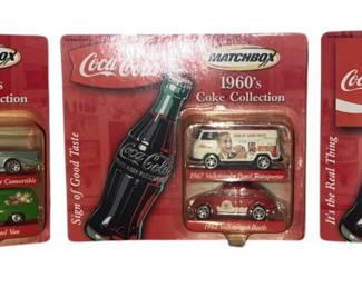 Vintage Matchbox CocaCola Diecast Cars