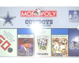 NEW Dallas Cowboys Monopoly Game