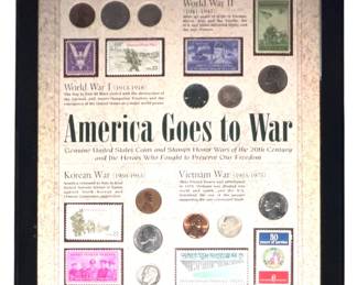 America Goes to War CoinStamp Tribute