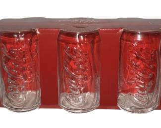 Set6 Coca Cola CanShaped Tumblers