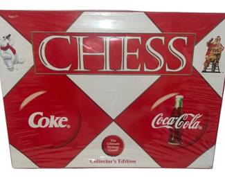 Sealed New Vintage CocaCola Chess Set