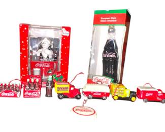 Vintage CocaCola Christmas Ornaments