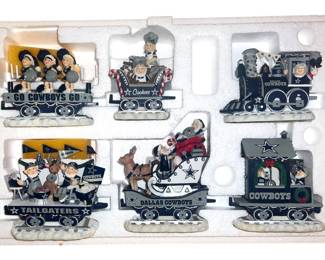 Dallas Cowboys Christmas Train Set