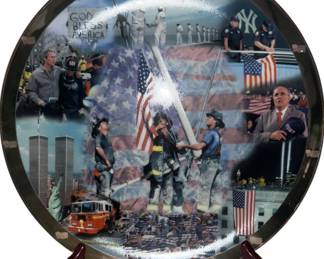 United We Stand 911 Commemorative Plate