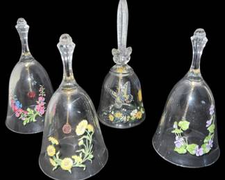 Avon HandPainted Glass Bell Collection