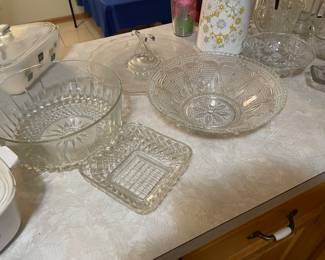 Crystal Serving Bowls