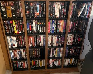 Hundreds of VHS Movies
