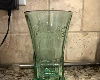 Large Coca-Cola glass