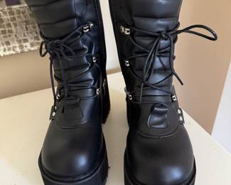 Ladies biker boots
