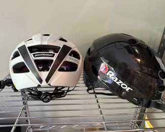 Bontrager and Razor helmets