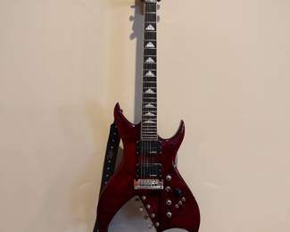 BC Rich guitar.  Perfect 10 with rock field pickups.  Electric guitar Dragons Blood