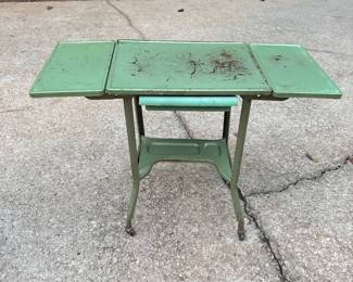 Vintage typewriter desk