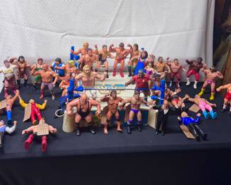 Numerous vintage LJNWWF wrestling superstars.  1980’s