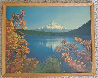Mt Hood Chromolithograph