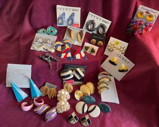 Collection Of Pierced Earings Many New