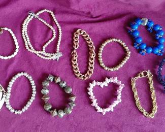 Collection Of Various Bracelets
