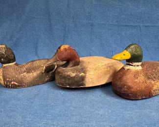 Antique Wooden Duck Decoys