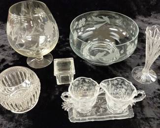 Delicate Detailed Glassware Collection