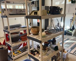 Storage Shelves, Misc Items 