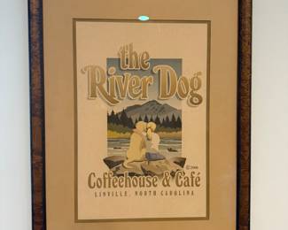 The River Dog Coffeehouse & Cafe Framed Art 