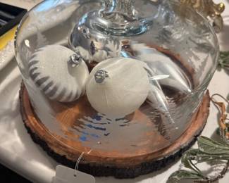 Winter Cloche Cake Dome 