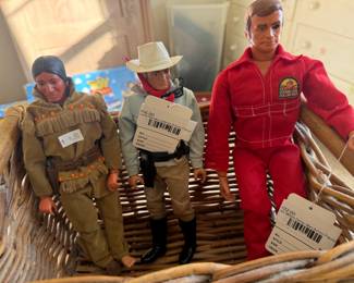 Lone Ranger Gabriel Action Figure, Six Million Dollar Men Action Figure