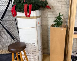 Stool, Christmas Decor 