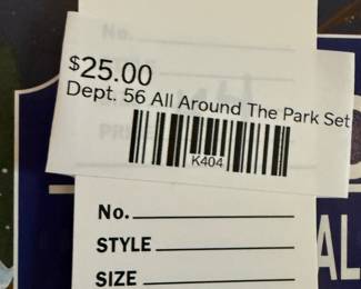 Dept 56 All Around The Park Set 