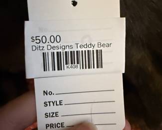 Ditz Designs Teddy Bear 