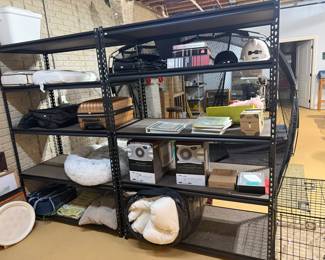 Storage Shelves, misc Items 