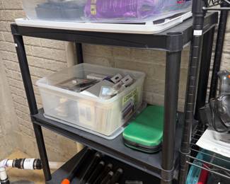 Storage Shelves, Misc Items 