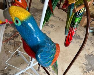 Papier Mache parrots Mexico