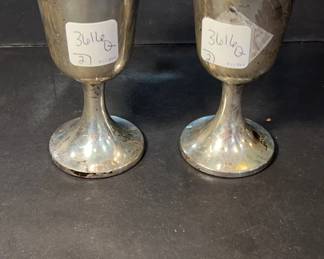 Pair of Sterling Goblets