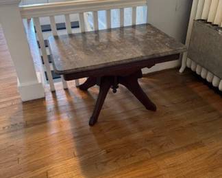 marble table