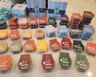 Scentsy warmers and various wax bars