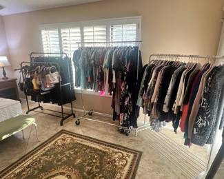 Quality women's clothing ,  sizes 12-18, several items never worn with tags.