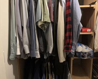 Mens clothing/suits- mostly name brand