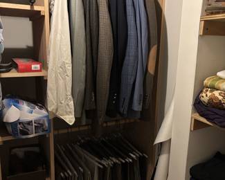 Mens clothing/suits- mostly name brand