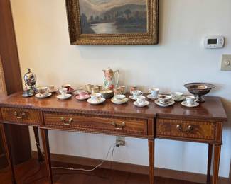 Antique 6' 3-drawer Console Table-AVAILABLE FOR PRE-SALE