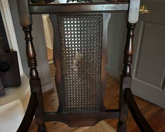 1890 Hand-Carved Cane Back/Seat Chair- AVAILABLE FOR PRE-SALE
