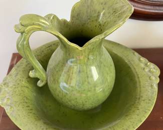 Pitcher and bowl