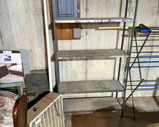 Metal shelving