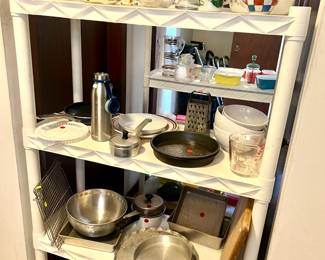 Various MCM cups, Mirro Boel, Cast Iron pans, and more!
