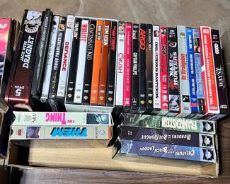 Various DVDs and VHS
