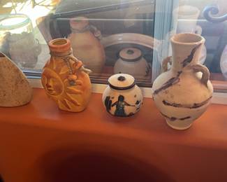 lots of pottery